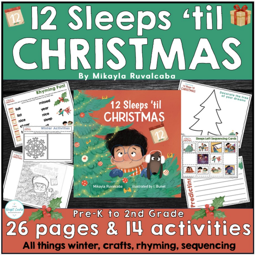 12 Sleeps 'til Christmas Activity Pack Download